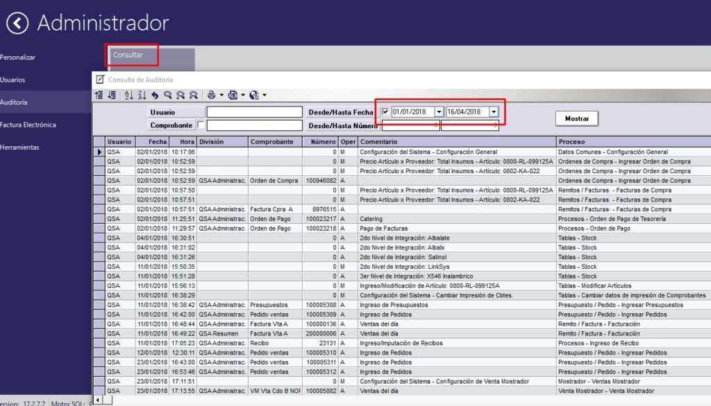 Auditoria Manual De Usuario Isis Erp Manager